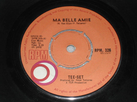 Tee-Set : Ma Belle Amie (7", Single)