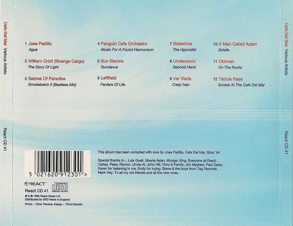 Various : Café Del Mar (CD, Comp)