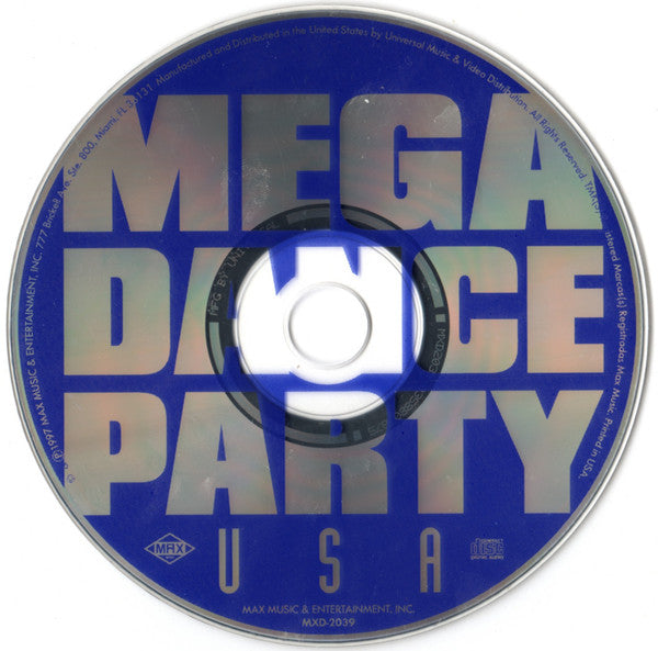 Various : Mega Dance Party USA (CD, Comp, Mixed)