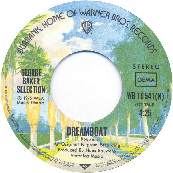 George Baker Selection : Paloma Blanca (7", Single)