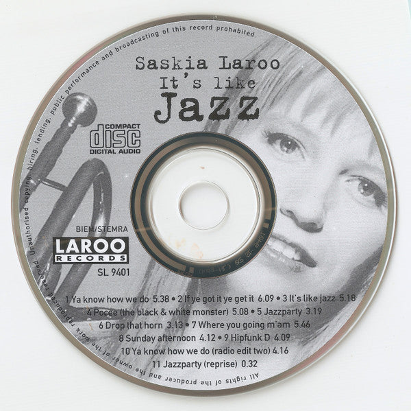 Saskia Laroo : It's Like Jazz (CD, Album)