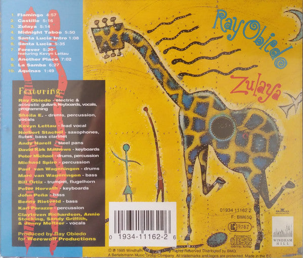 Ray Obiedo : Zulaya (CD, Album)