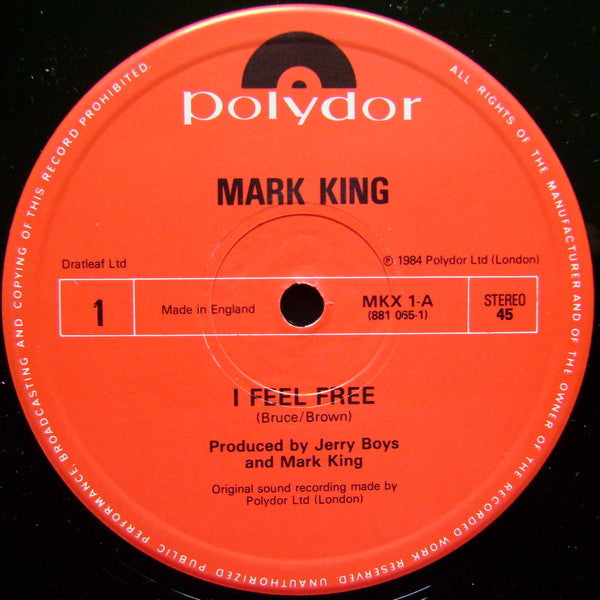 Mark King : I Feel Free (12", Single)