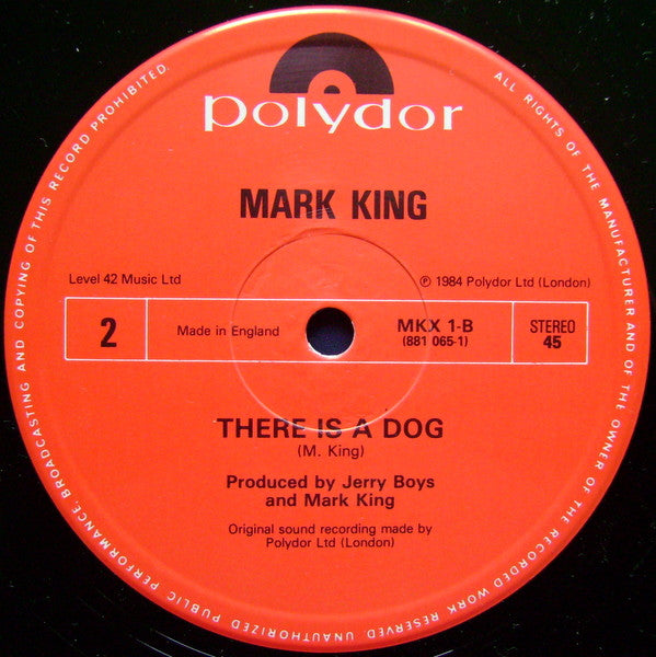 Mark King : I Feel Free (12", Single)