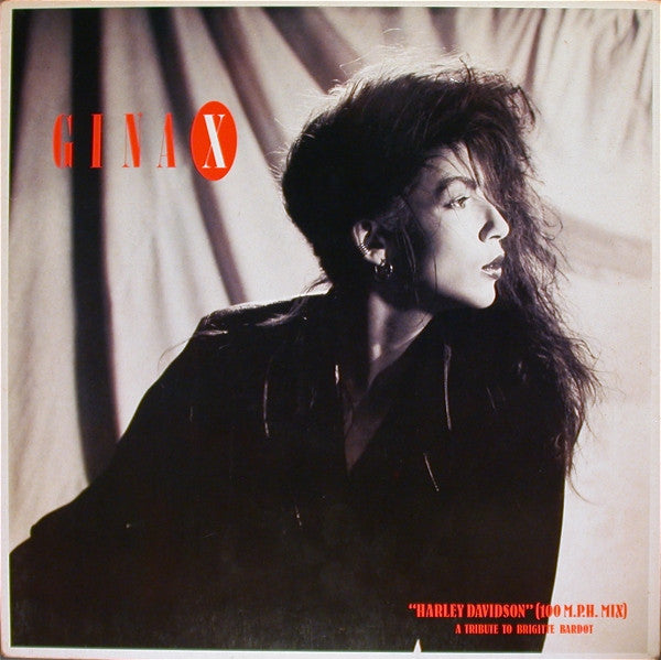 Gina X : Harley Davidson (100 M.P.H. Mix) (12")