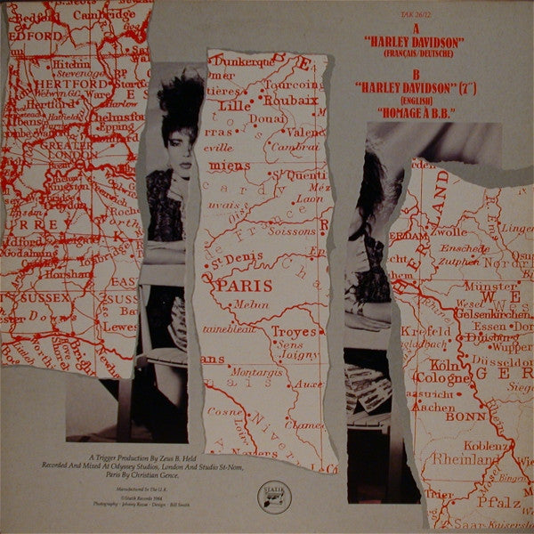 Gina X : Harley Davidson (100 M.P.H. Mix) (12")