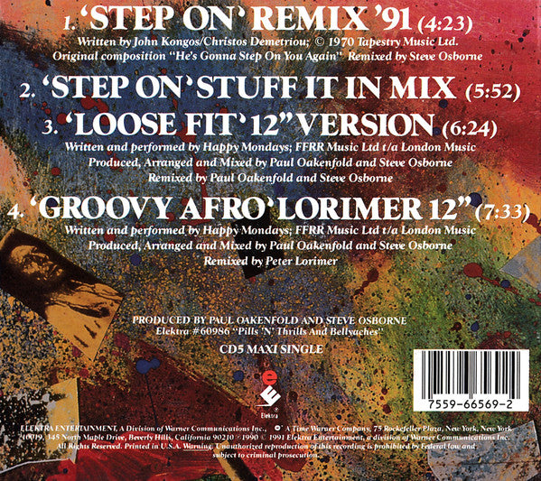 Happy Mondays : 'Step On' Remix '91 (CD, Maxi)