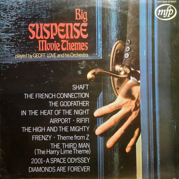 Geoff Love & His Orchestra : Big Suspense Movie Themes (LP)