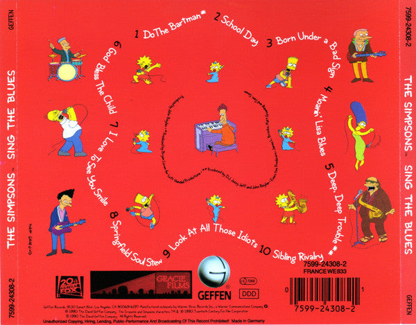 The Simpsons : The Simpsons Sing The Blues (CD, Album)