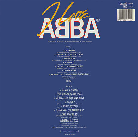 ABBA : I Love ABBA (LP, Comp)