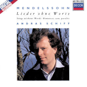 Felix Mendelssohn-Bartholdy, András Schiff : Lieder Ohne Worte = Songs Without Words = Romances Sans Paroles (CD, Album)
