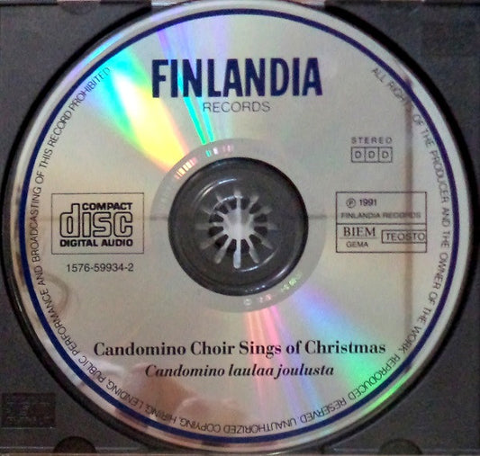Candomino Choir, Tauno Satomaa : Candomino Choir Sings Of Christmas (Candomino Laulaa Joulusta) (CD, Album)