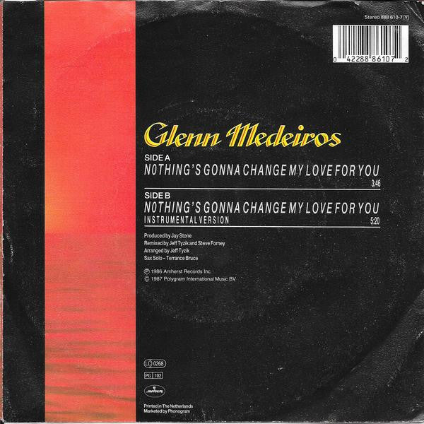 Glenn Medeiros : Nothing's Gonna Change My Love For You (7", EP)