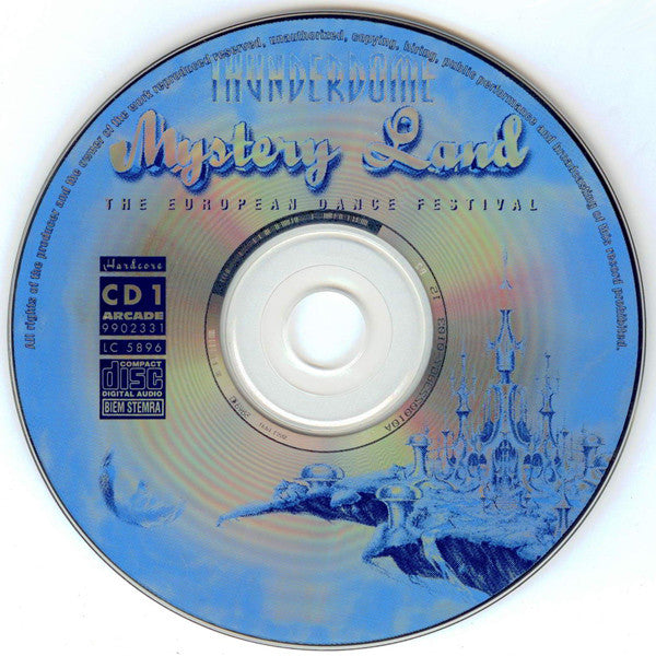 Various : Mystery Land - The European Dance Festival - Hardcore (3xCD, Comp, P/Mixed)