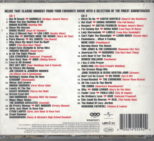 Various : The Ultimate Chick Flick Soundtrack (2xCD, Album, Comp)