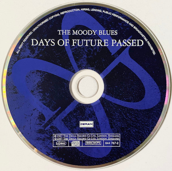 The Moody Blues : Days Of Future Passed (CD, Album, RE, RM)