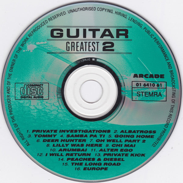 Hans Hollestelle : Guitar Greatest 2 (CD, Album)