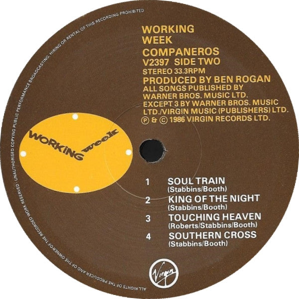 Working Week : Compañeros (LP, Album)