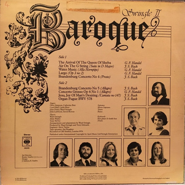 Swingle II : Baroque (LP, Album)