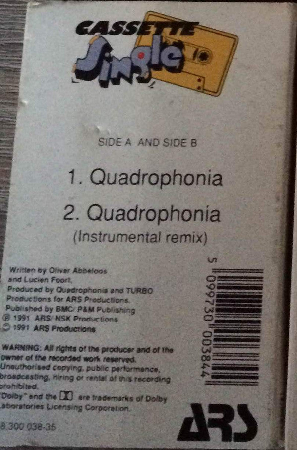 Quadrophonia : Quadrophonia (Cass, Single)