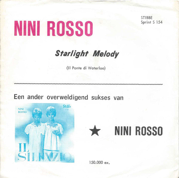 Nini Rosso : Nostalgia (7")