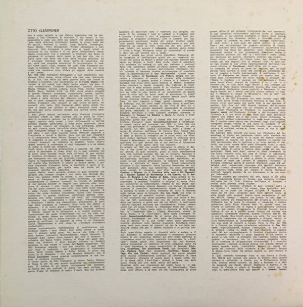 Otto Klemperer, Philharmonia Orchestra, Ludwig van Beethoven : Sinfonia N.7 In La Maggiore Op.92 - Ouverture : Consacrazione Della Casa  (LP, Album, Gat)