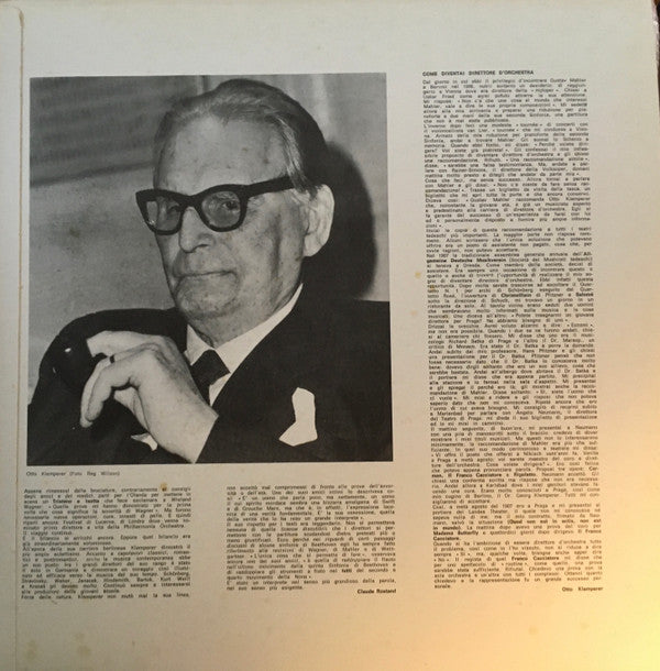 Otto Klemperer, Philharmonia Orchestra, Ludwig van Beethoven : Sinfonia N.7 In La Maggiore Op.92 - Ouverture : Consacrazione Della Casa  (LP, Album, Gat)