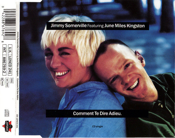 Jimmy Somerville Featuring June Miles-Kingston : Comment Te Dire Adieu (CD, Single)