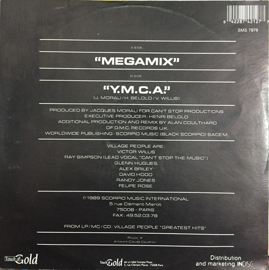 Village People : Megamix (7", Single)