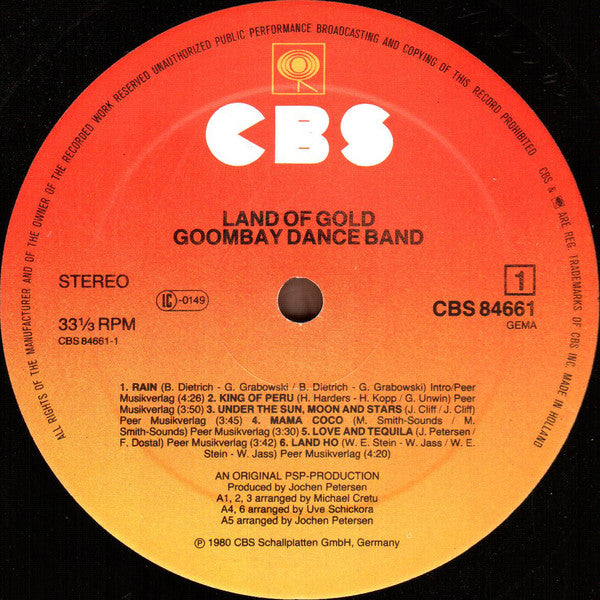 Goombay Dance Band : Land Of Gold (LP, Album)