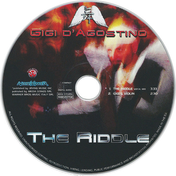 Gigi D'Agostino : The Riddle (CD, Single, Car)