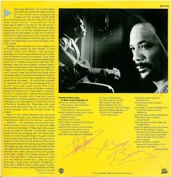 George Benson : Give Me The Night (LP, Album)