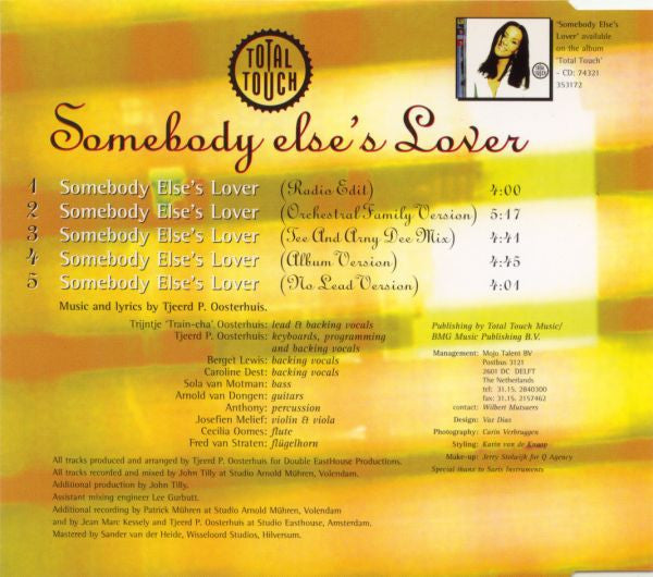 Total Touch : Somebody Else's Lover (CD, Maxi)