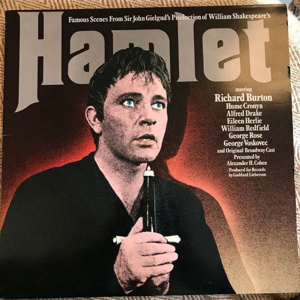 Various : Famous Scenes From Sir John Gielgud's Production Of William Shakespeare's Hamlet (LP, Album)
