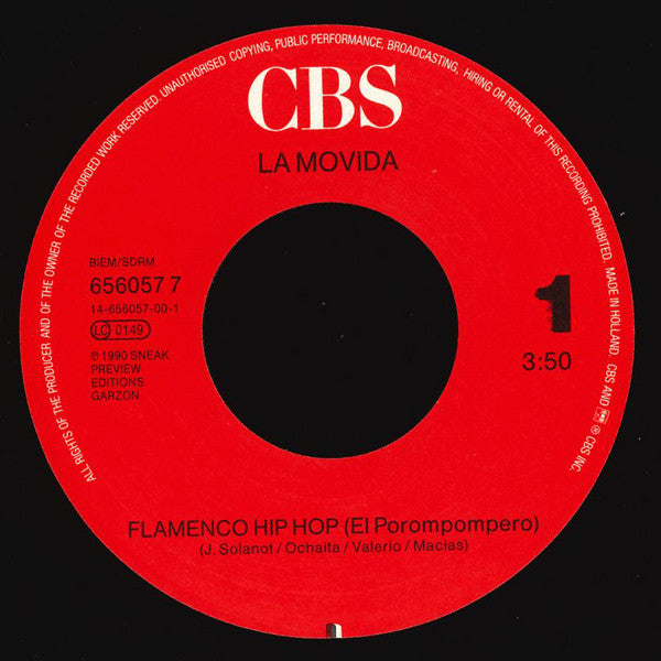La Movida : Flamenco Hip Hop  (7", Single)