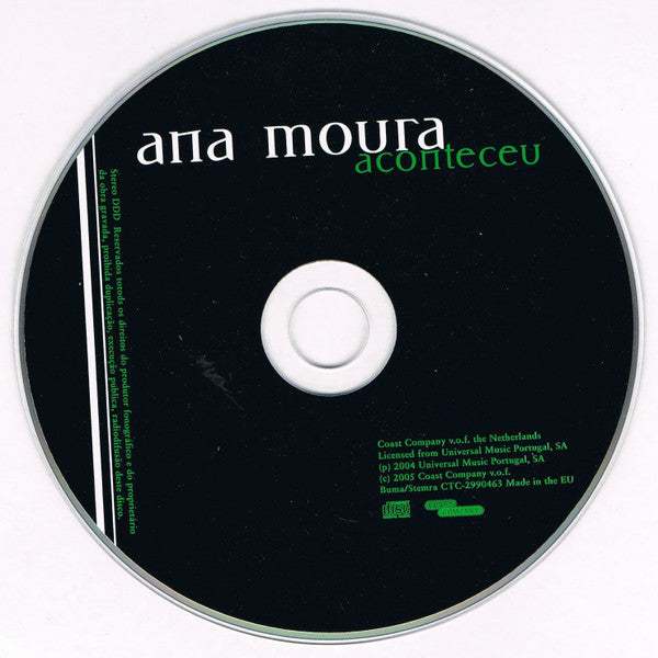 Ana Moura : Aconteceu (CD, Album)