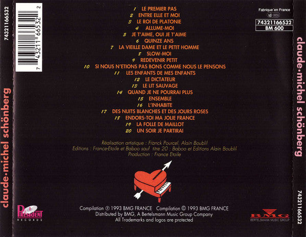 Claude-Michel Schönberg : Le Premier Pas... (CD, Comp)