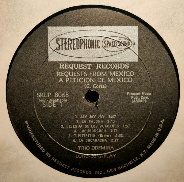 Trio Odemira : Request From Mexico (LP, Album)