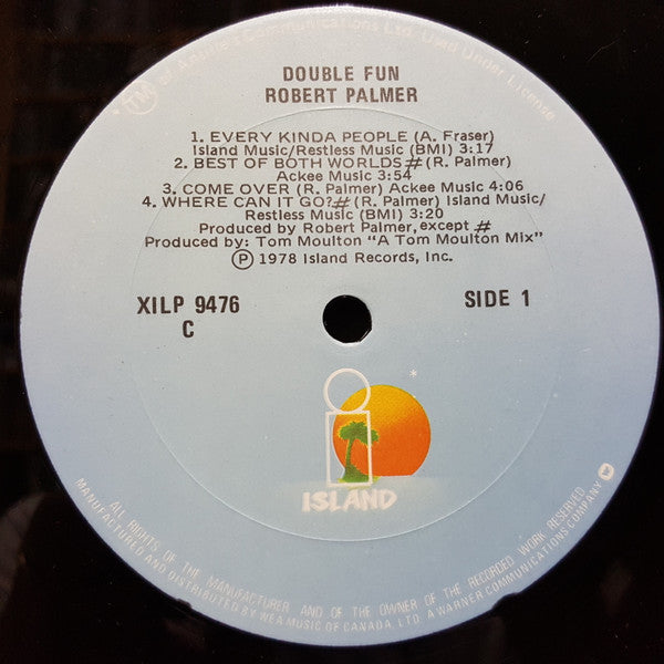 Robert Palmer : Double Fun (LP, Album, RE)