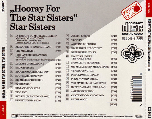 The Star Sisters : Hooray For The Star Sisters (CD, Comp)