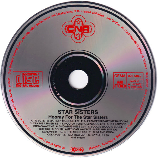 The Star Sisters : Hooray For The Star Sisters (CD, Comp)