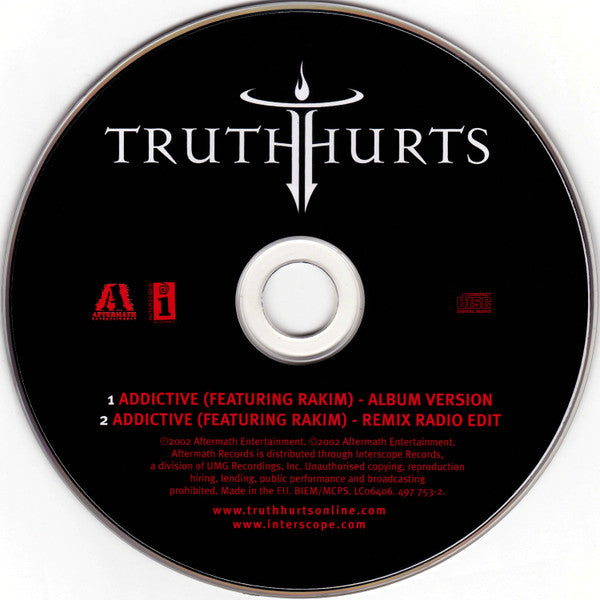 Truth Hurts Featuring Rakim : Addictive (CD, Single, Car)