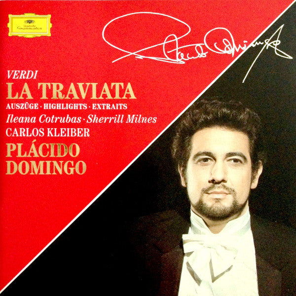 Carlos Kleiber, Chor Der Bayerischen Staatsoper, Bayerisches Staatsorchester, Placido Domingo, Ileana Cotrubas, Sherrill Milnes : La Traviata (Auszüge • Highlights • Extraits) (CD, Album, RE)