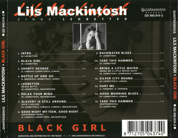 Lils Mackintosh : Black Girl (CD, Album)