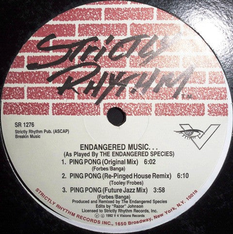 Endangered Species : Endangered Music... (12")