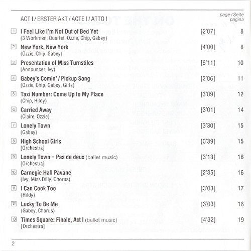 Leonard Bernstein, Betty Comden And Adolph Green, Jerome Robbins, Frederica von Stade • Thomas Hampson • Samuel Ramey • Cleo Laine • David Garrison • Kurt Ollmann • Evelyn Lear • Marie McLaughlin And Tyne Daly, London Symphony Orchestra, Michael Tilson Th : On The Town (CD, Album)