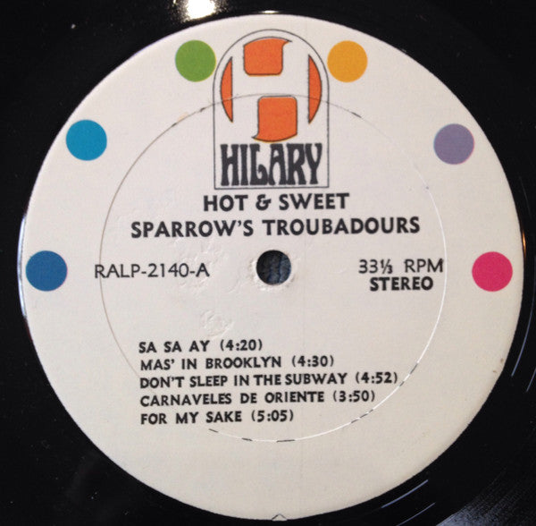 The Troubadours (4) : Hot & Sweet Vol. 1 (LP, Album)