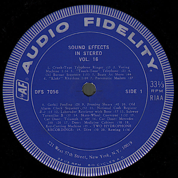 Various : Sound Effects (Volume 16) (LP, Album)