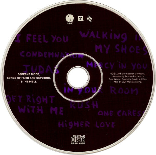 Depeche Mode : Songs Of Faith And Devotion (CD, Album)