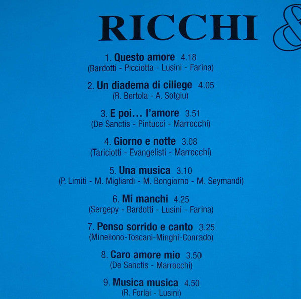 Ricchi E Poveri : Ricchi & Poveri (CD, Comp, RE)
